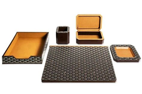 goyard desk accessories.